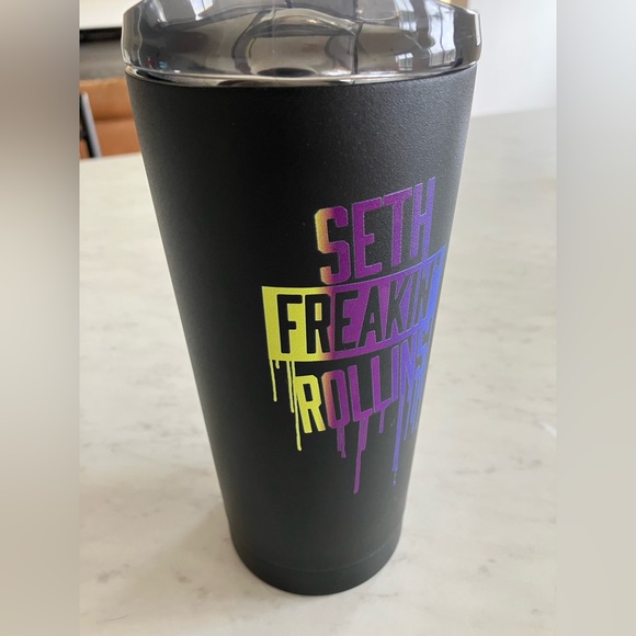 Seth "Freakin" Rollins 20oz. Powder Coat Tumbler - Picture 4 of 6